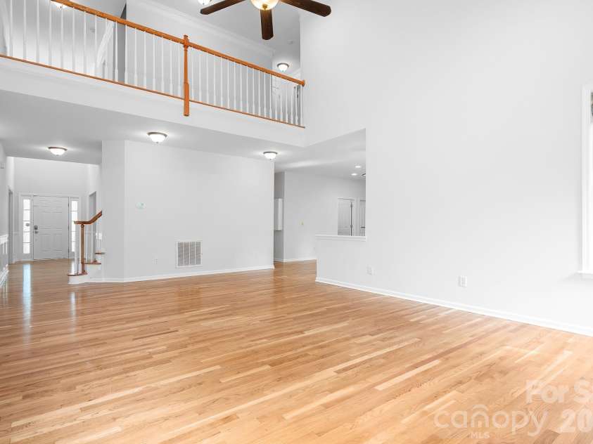 269 Montibello Drive, Mooresville, NC 28117.  MLS# CAR4392025, YatesRealty ID 29334. Great Room Looking Back Towards Front Door, Dining Room and Study