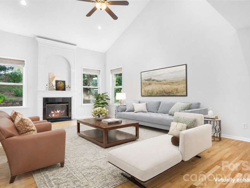 269 Montibello Drive, Mooresville, NC 28117.  MLS# CAR4392025, YatesRealty ID 29334. Virtually Staged Great Room