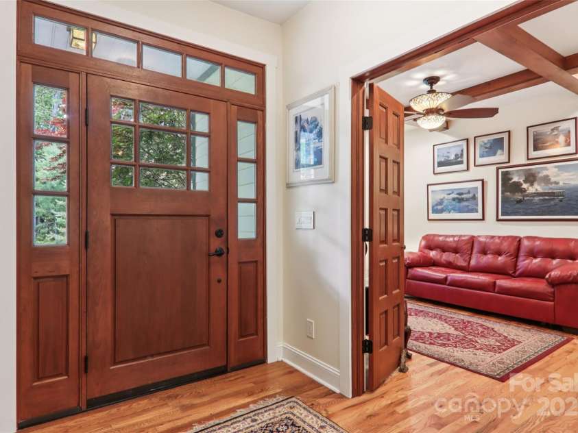 398 Falling Leaves Lane, Hendersonville, NC 28792.  MLS# CAR4267350, YatesRealty ID 29335. Foyer