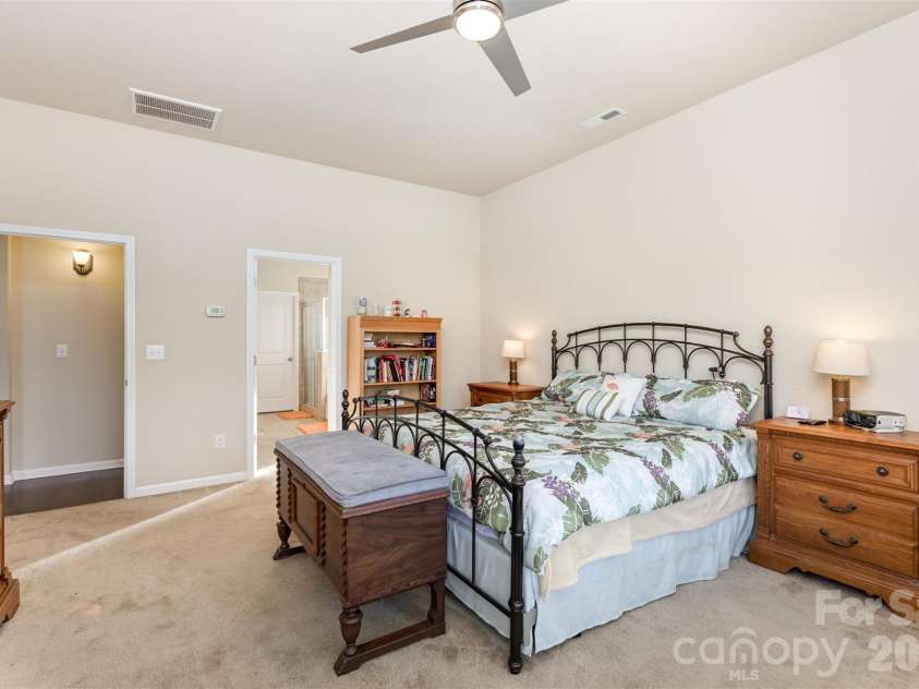 10585 Sweethaven Lane, Harrisburg, NC 28075.  MLS# CAR4356507, YatesRealty ID 29338. Primary Bedroom