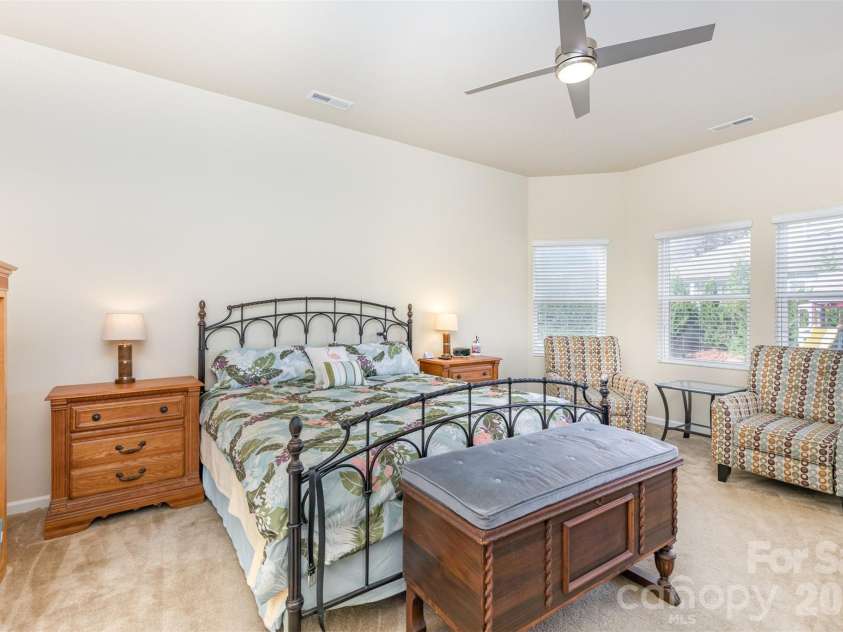 10585 Sweethaven Lane, Harrisburg, NC 28075.  MLS# CAR4356507, YatesRealty ID 29338. Primary Bedroom