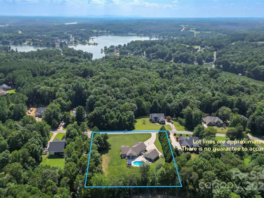 142 Windsor Drive, Taylorsville, NC 28681.  MLS# CAR4283783, YatesRealty ID 29339. Aerial View of Property