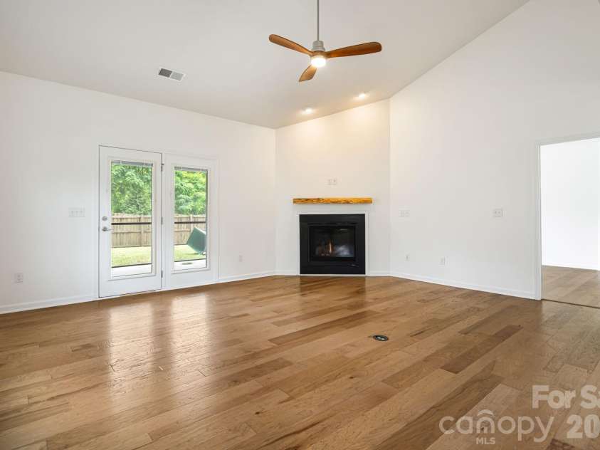 190 Water Leaf Drive, Weaverville, NC 28787.  MLS# CAR4387080, YatesRealty ID 29346. Primary bedroom located right off the living room.
