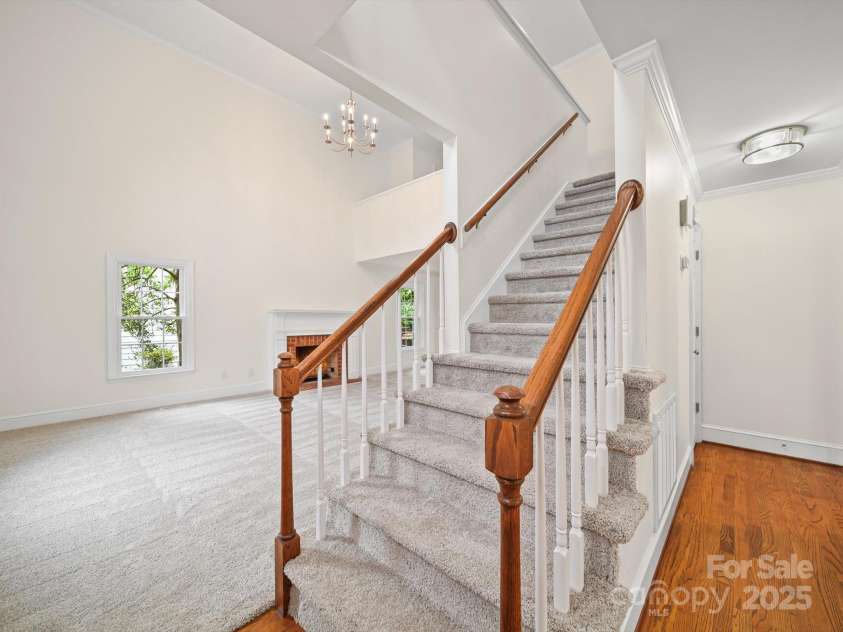 138 Tetbury Avenue, Concord, NC 28025.  MLS# CAR4283002, YatesRealty ID 29362. Front Door Entrance Area/Staircase to Upstairs