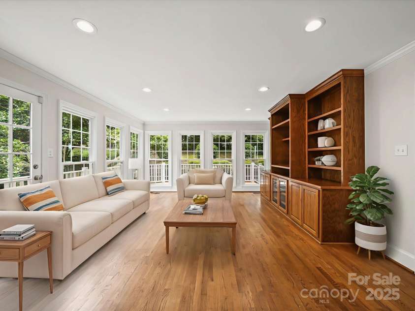 138 Tetbury Avenue, Concord, NC 28025.  MLS# CAR4283002, YatesRealty ID 29362. Virtually Staged Den/Sunroom