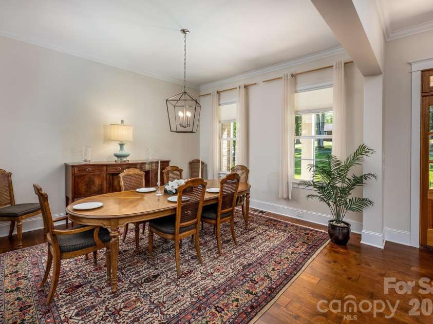 123 Lakefront Drive, Mooresville, NC 28117.  MLS# CAR4368701, YatesRealty ID 29365. Dining room.