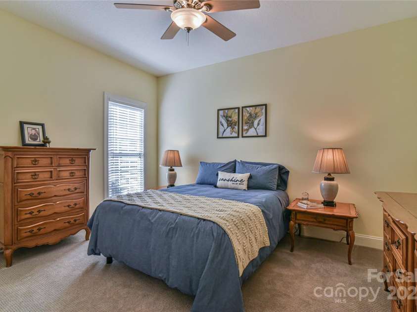 110 Michael Court, Leicester, NC 28748.  MLS# CAR4283846, YatesRealty ID 29373. Bedroom #3 located on the main level.