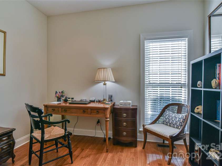 110 Michael Court, Leicester, NC 28748.  MLS# CAR4283846, YatesRealty ID 29373. Office located on the main level between bedroom #2 and #3.