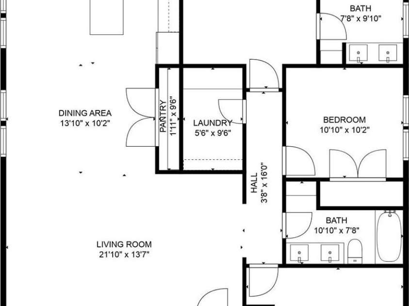169 Vineyard Village Drive, Old Fort, NC 28762.  MLS# CAR4268925, YatesRealty ID 29376. 169 Vineyard Village floor plan.