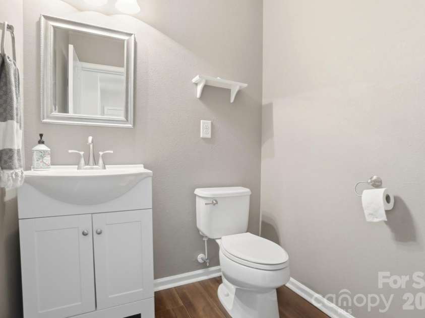 768 Bartram Avenue, Concord, NC 28025.  MLS# CAR4385709, YatesRealty ID 29377. Centrally located half bath on the main level.