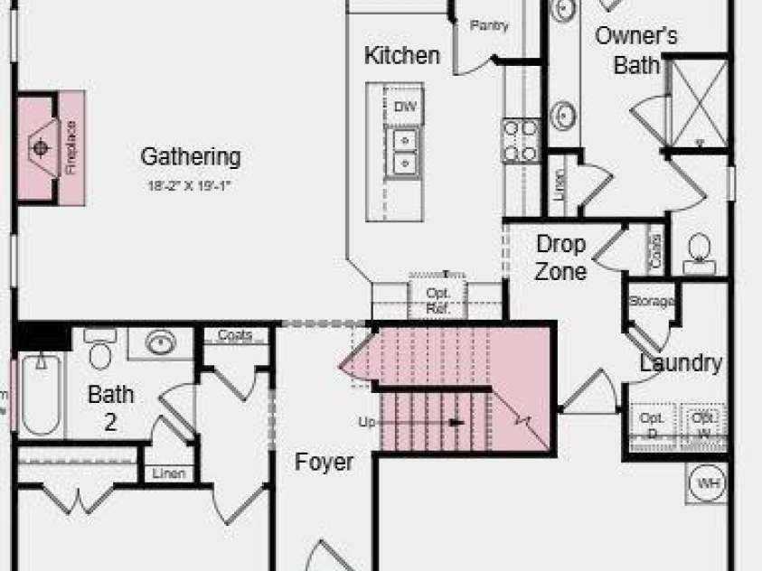 324 Basil Drive, Indian Trail, NC 28079.  MLS# CAR4237065, YatesRealty ID 29398. Structural options added include: Fireplace, game room, secondary bedroom and full bathroom upstairs, tray ceiling at primary suite, transom windows at primary suite, and window at secondary bath.