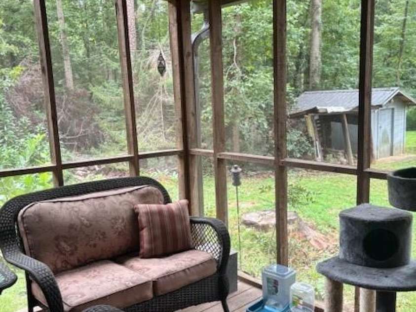 2491 Watts Street, Morganton, NC 28655.  MLS# CAR4287474, YatesRealty ID 29403. Screened porch