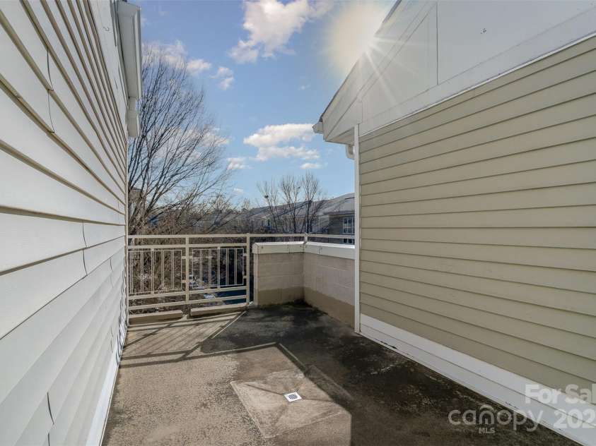 3649 Warp Street, Charlotte, NC 28205.  MLS# CAR4213676, YatesRealty ID 2942. Private balcony 2nd floor