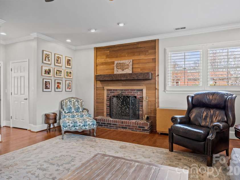 6443 Roanoke Drive, Kannapolis, NC 28081.  MLS# CAR4335703, YatesRealty ID 2942. Wood Burning Fireplace