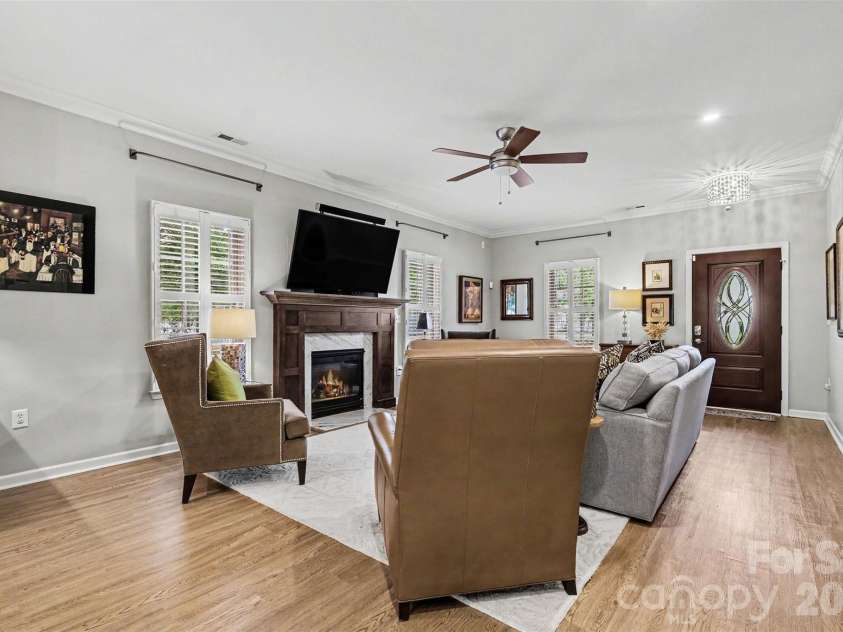 5520 Lemley Road, Concord, NC 28027.  MLS# CAR4388322, YatesRealty ID 29421. Living room