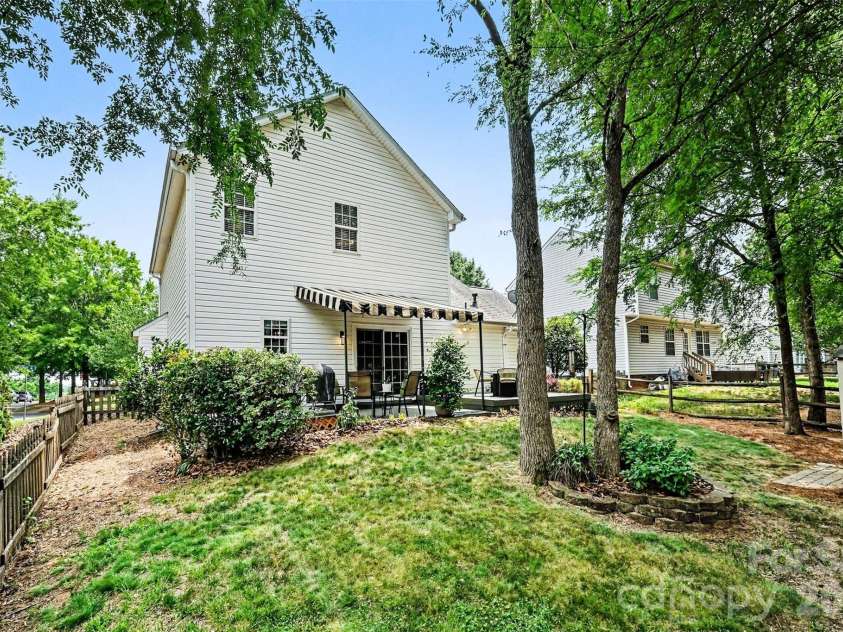 5520 Lemley Road, Concord, NC 28027.  MLS# CAR4388322, YatesRealty ID 29421. Rear view of home