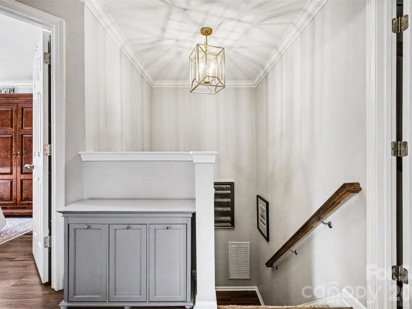 5520 Lemley Road, Concord, NC 28027.  MLS# CAR4388322, YatesRealty ID 29421. Stairwell