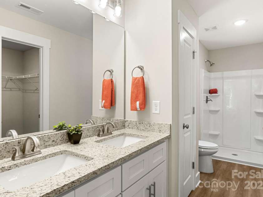 135 Orchard Street, Forest City, NC 28043.  MLS# CAR4199098, YatesRealty ID 29429. Main bath w/ shower