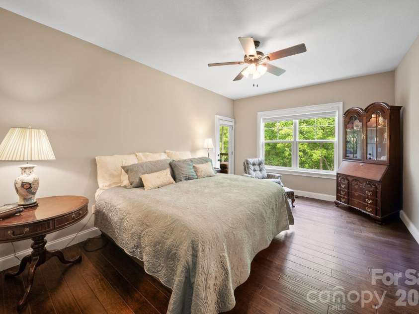 22 Asher Lane, Arden, NC 28704.  MLS# CAR4380408, YatesRealty ID 29433. Primary bedroom on main floor