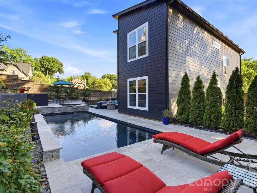 715 28th Street, Charlotte, NC 28205.  MLS# CAR4383784, YatesRealty ID 29441. Resort style pool!