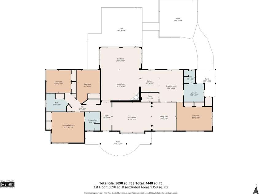 615 Rutledge Avenue, Rock Hill, SC 29732.  MLS# CAR4388294, YatesRealty ID 29444. Floor Plan