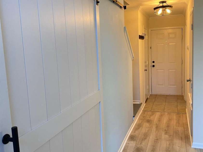 6130 Heathstone Lane, Charlotte, NC 28210.  MLS# CAR4308306, YatesRealty ID 2945. VIEW FROM LIVING ROOM