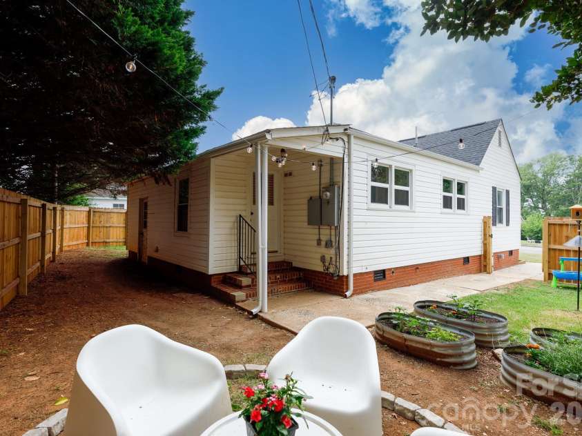 812 Patton Street, Rock Hill, SC 29730.  MLS# CAR4388049, YatesRealty ID 29451. Back Yard