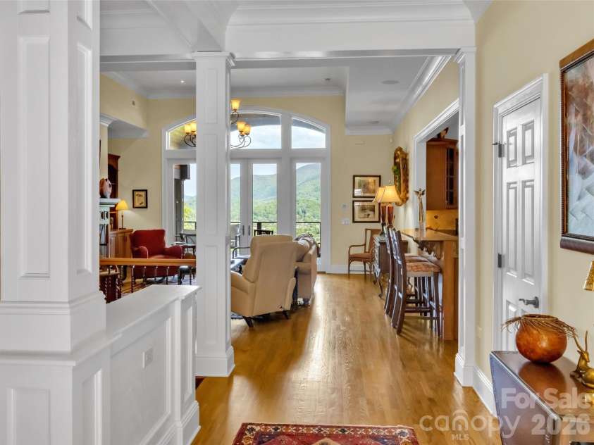 149 Cardinal Lane, Waynesville, NC 28786.  MLS# CAR4379628, YatesRealty ID 29452. Gorgeous Architecture Throughout