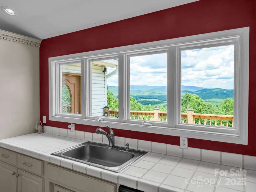 995 Towery Trace, Ellenboro, NC 28040.  MLS# CAR4287320, YatesRealty ID 29459. View from kitchen windows.