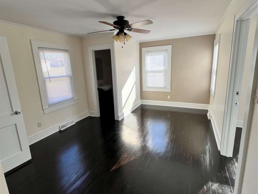 615 Arlington Avenue, Albemarle, NC 28001.  MLS# CAR4341299, YatesRealty ID 2948. Primary Bedroom with 1/2 bath