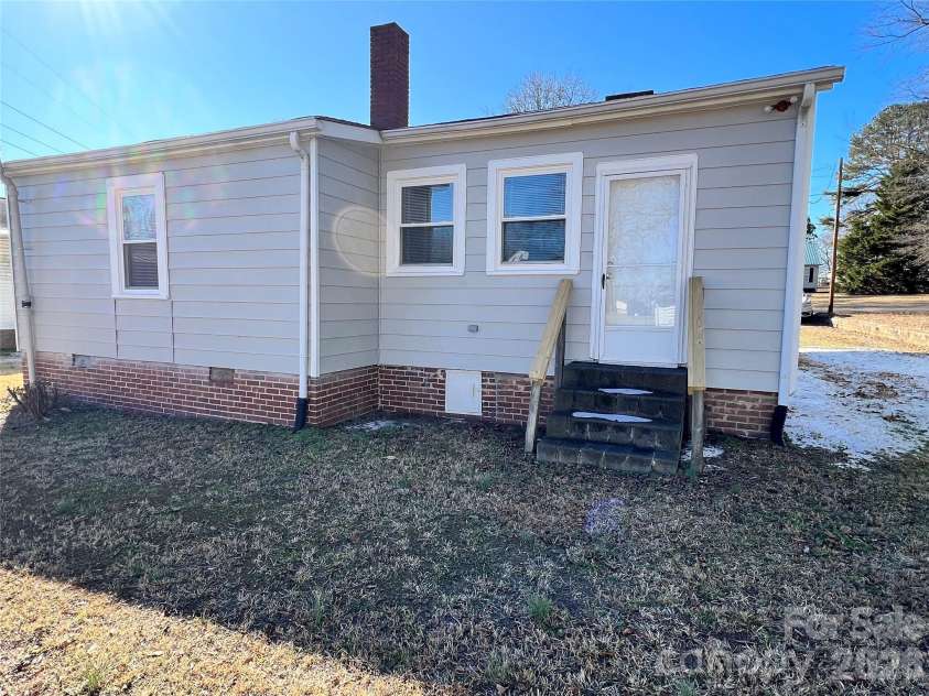 615 Arlington Avenue, Albemarle, NC 28001.  MLS# CAR4341299, YatesRealty ID 2948. Rear View