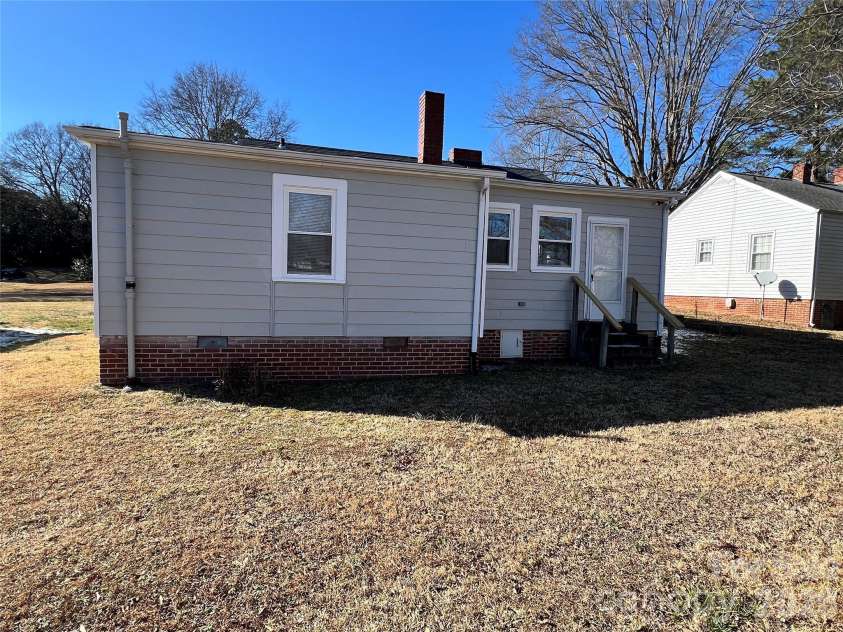 615 Arlington Avenue, Albemarle, NC 28001.  MLS# CAR4341299, YatesRealty ID 2948. Rear View