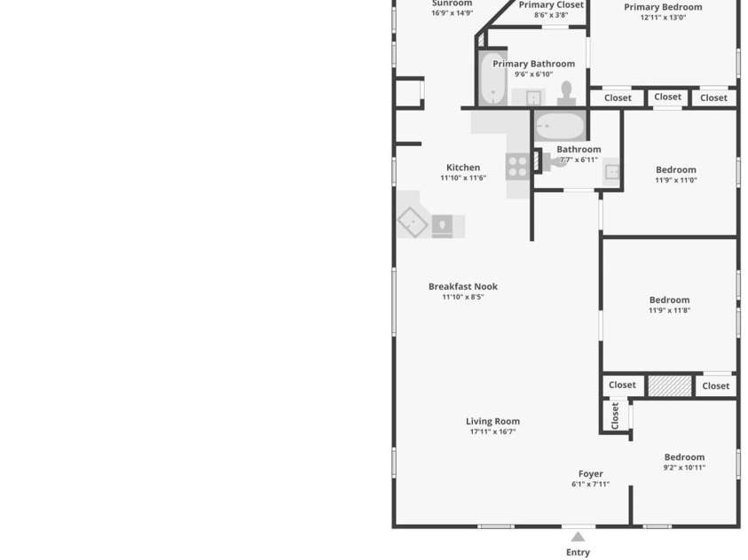 705 Lancaster Avenue, Monroe, NC 28112.  MLS# CAR4288076, YatesRealty ID 29487. FLOOR PLAN