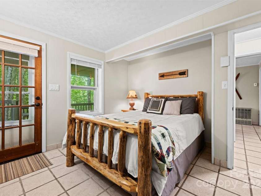 321 Charter Hills Road, Beech Mountain, NC 28604.  MLS# CAR4276469, YatesRealty ID 29495. Guest bedroom 1
