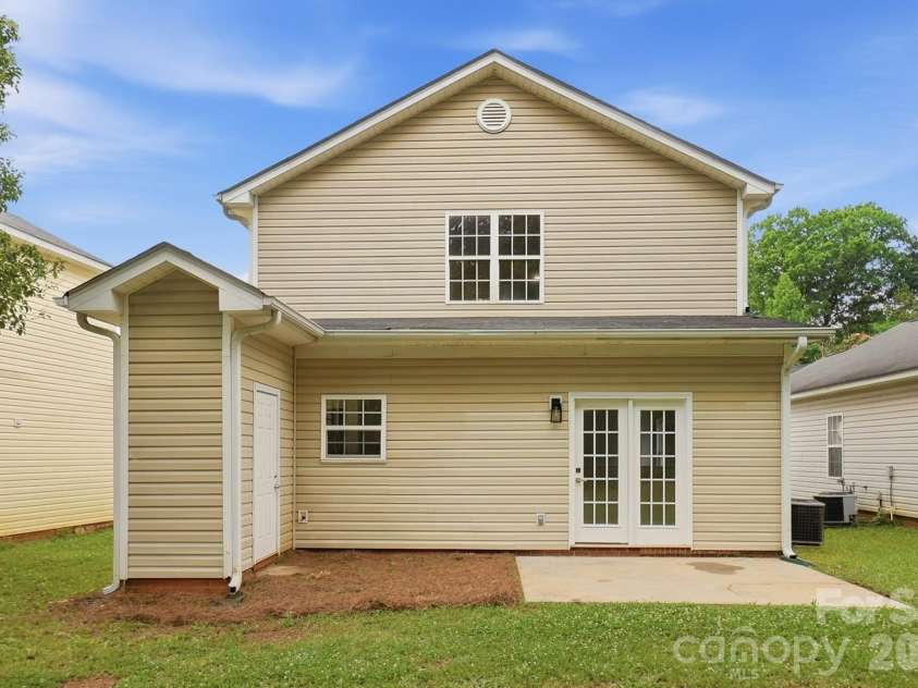 3625 Bullard Street, Charlotte, NC 28208.  MLS# CAR4387387, YatesRealty ID 29495. Rear