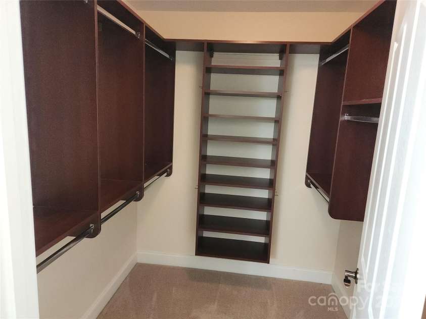 1 Mountain Meadow Circle, Weaverville, NC 28787.  MLS# CAR4281134, YatesRealty ID 29499. Walk-in closet w/built-ins