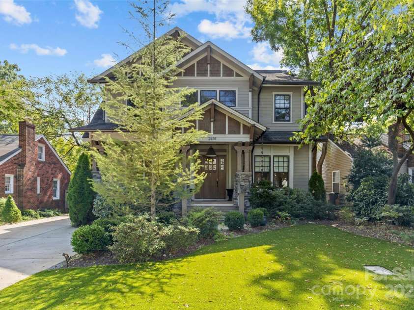 2614 Chesterfield Avenue, Charlotte, NC 28205.  MLS# CAR4305370, YatesRealty ID 2950. Front Exterior