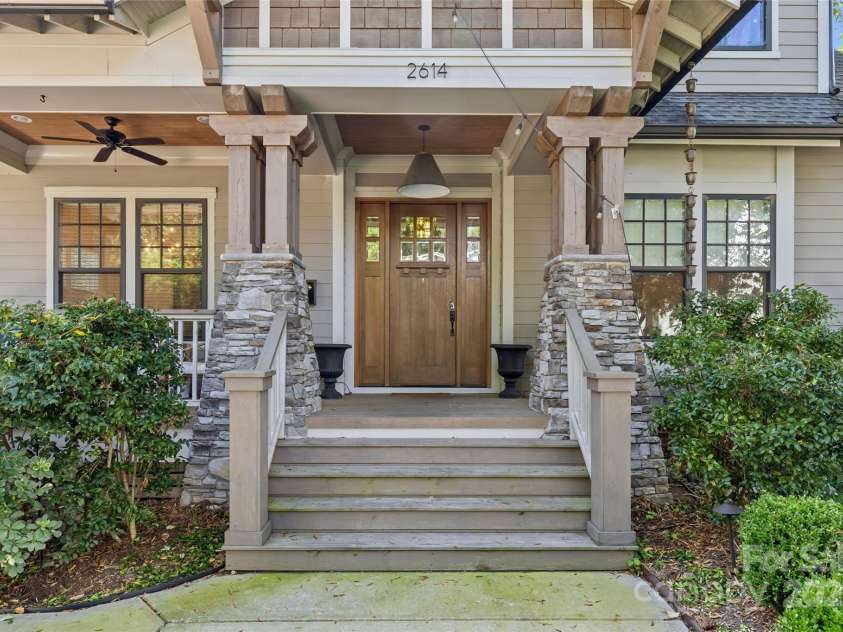 2614 Chesterfield Avenue, Charlotte, NC 28205.  MLS# CAR4305370, YatesRealty ID 2950. Front Exterior