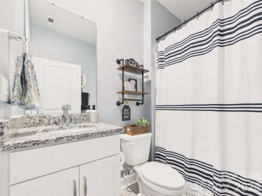 7880 Iron Road, Sherrills Ford, NC 28673.  MLS# CAR4390422, YatesRealty ID 29501. Guest bath main level