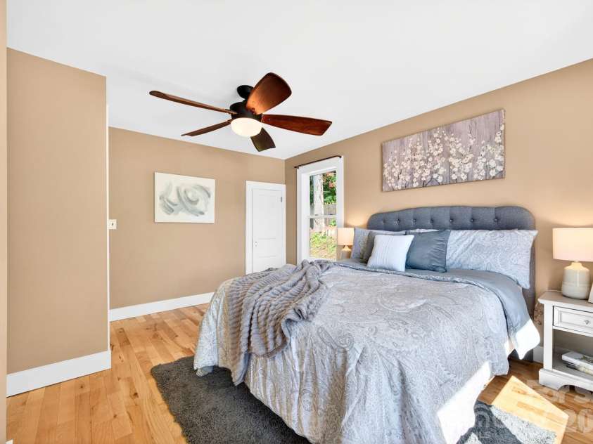 440 Carolina Avenue, Brevard, NC 28712.  MLS# CAR4390978, YatesRealty ID 29504. Ceiling Fan with Integrated Light