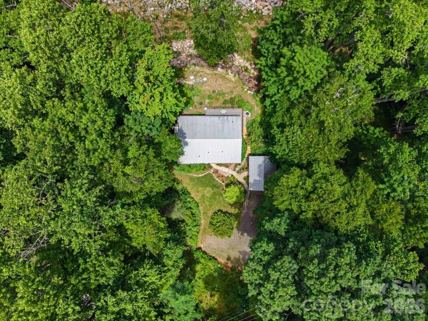 878 Garren Creek Road, Fairview, NC 28730.  MLS# CAR4387190, YatesRealty ID 29506. Aerial View