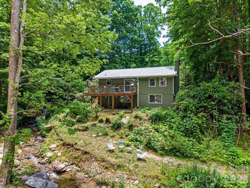 878 Garren Creek Road, Fairview, NC 28730.  MLS# CAR4387190, YatesRealty ID 29506. Overlooking Garren Creek
