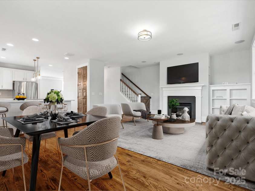 807 Herrons Ferry Road, Rock Hill, SC 29730.  MLS# CAR4263861, YatesRealty ID 29511. Virtually staged living room