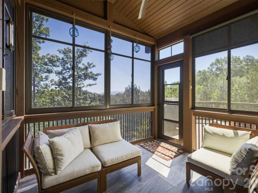315 Lakeview Trail, Nebo, NC 28761.  MLS# CAR4391588, YatesRealty ID 29513. Screened Porch
