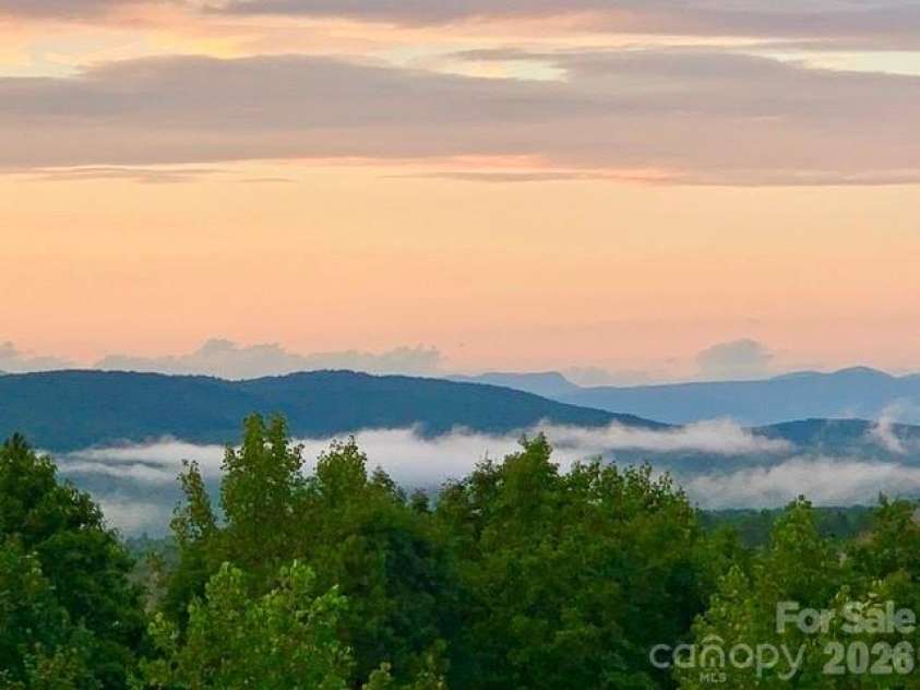 315 Lakeview Trail, Nebo, NC 28761.  MLS# CAR4391588, YatesRealty ID 29513. Sunrise View from Back Porch