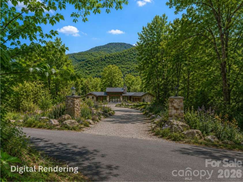 488 Warbler Lane, Black Mountain, NC 28711.  MLS# CAR4361042, YatesRealty ID 29523. Digital rendering. 
