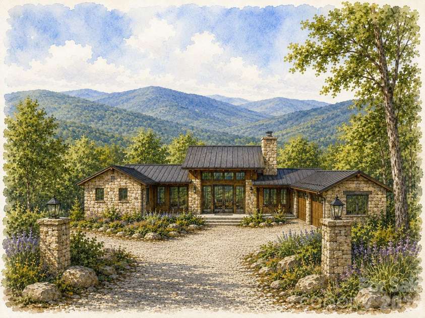 488 Warbler Lane, Black Mountain, NC 28711.  MLS# CAR4361042, YatesRealty ID 29523. Exceptional 4.22-acre homesite in Creston, offering the perfect setting for your custom mountain retreat by Living Stone Design + Build.