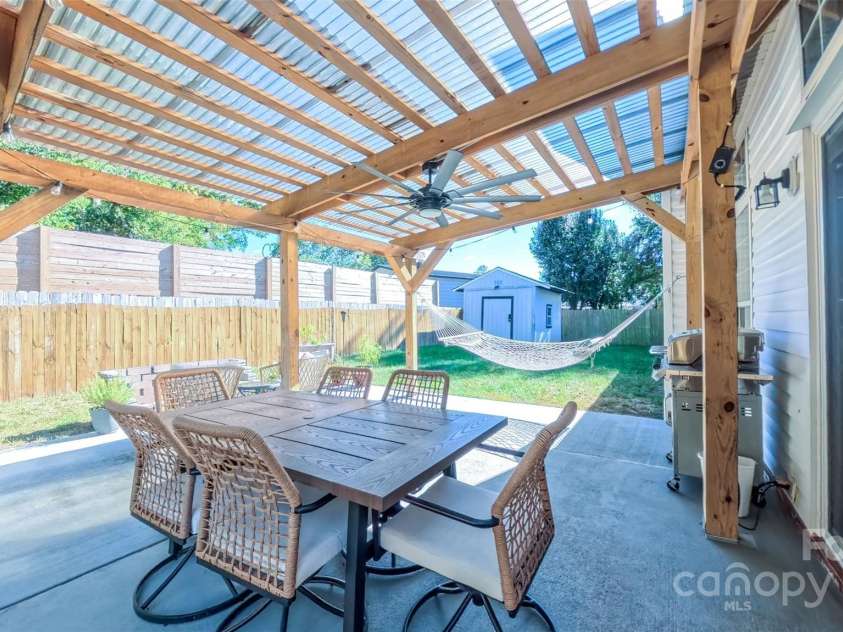 3693 Stonefield Street, Concord, NC 28027.  MLS# CAR4312117, YatesRealty ID 2953. Patio