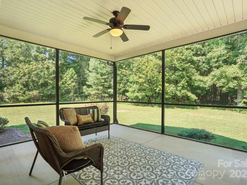 7006 Nesbit Road, Waxhaw, NC 28173.  MLS# CAR4297679, YatesRealty ID 29535. Screened-in Porch