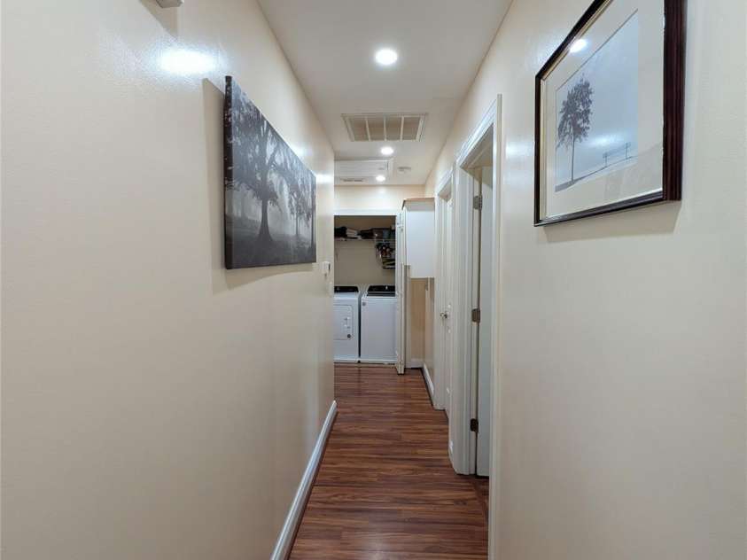 65 Foxden Drive, Fletcher, NC 28732.  MLS# CAR4389530, YatesRealty ID 29552. Front hallway with laundry closet